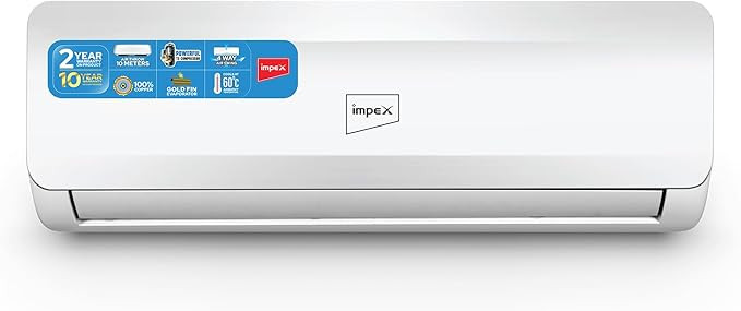 امبيكس مكيف هواء سبليت 2 طن، ضاغط دوار T3، تبريد تربو، تدفق هواء رباعي الابعاد، تبريد فقط، اعادة تشغيل تلقائي، شاشة مخفية، R410A، ضاغط 10 سنوات وضمان المنتج لمدة عامين -IM24S3CCSA